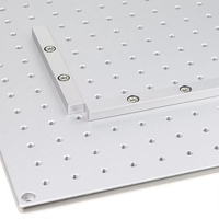 Plateau d'expérimentation optique en aluminium à haute conductivité magnétique 280x320x8mm, table de travail, planche à pain, plateforme, 10% de réduction
