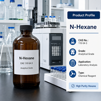 Hexane de qualité analytique CAS 110-54-3, hexane N de haute pureté, réactif chimique de laboratoire pour les applications de recherche et de test