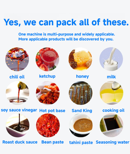 Machines d'emballage multifonctions Remplisseuse de sachets de miel et de ketchup Remplisseuse de sachets de pâte de <span class=keywords><strong>tomate</strong></span> et de sauce - Product Image 2