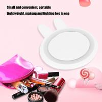 L07 Anneau lumineux LED pour chat, mini, en plastique, 5500K, portable, rechargeable USB, 3 modes, SOS, miroir de maquillage pour selfie