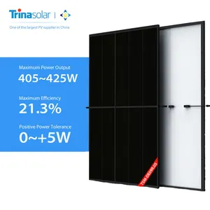 Trina panel năng lượng mặt trời giá 405W 410W 415W 420W 425W tất cả các màu đen PV panel năng lượng mặt trời các nhà sản xuất tại Trung Quốc