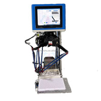 Bras robotisé à pendule parallèle visuel, manipulateur de préhension haute précision, moteur à engrenages certifié CE 300W PLC, tri à 4 mâchoires