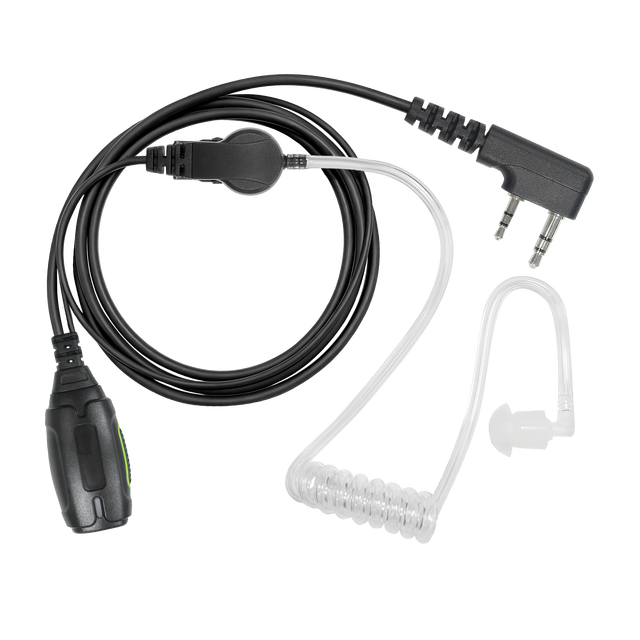 High Quality Wired Walkie Talkie Acoustic Tube Earpiece PTT Microphone for Kenwood TK370 TK3160 NX340 Walkie Talkies