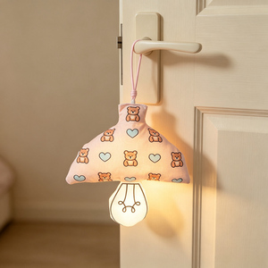 28 cm oplaadbaar pluche nachtlampje in de vorm van een paddenstoel, LED-cartoon wandlamp voor kinderkamer, USB-opladen zacht gloeiend decor - Product Image 6