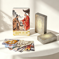 Cartes Oracle à Motifs Traditionnels Personnalisés en Papier d'Art 350 g/m² – Cartes de Fortune ODM Vibrantes pour Activités de Fête