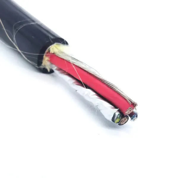 4 Core Twisted Pair Rs485 Communication Cable 2 Core Power Cable With Drain Wire