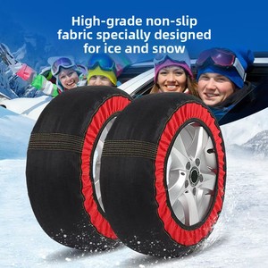 Calcetines <span class=keywords><strong>de</strong></span> <span class=keywords><strong>Tela</strong></span> para Neumáticos <span class=keywords><strong>de</strong></span> <span class=keywords><strong>Coche</strong></span>, Venta Directa <span class=keywords><strong>de</strong></span> Fábrica, para Terreno Nevado, Calcetines Antideslizantes, Cadena para Nieve - Product Image 5