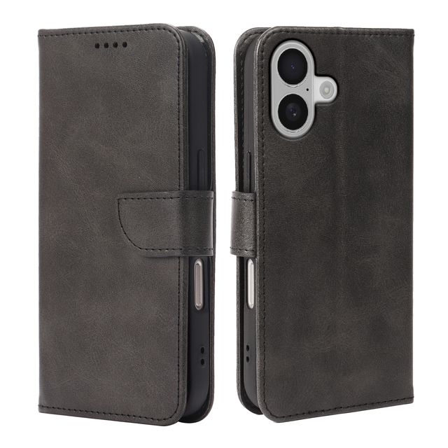 Magnetic Luxury Leather Phone Case for iPhone 16 Pro Max 15 Plus 17 Air 14 13 Wallet Book With Flip Cover With Kickstand S24