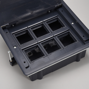KLASS UK/EU 16A 220V toma de corriente de suelo, caja de cubiertas con 45 teclas de función para el hogar, toma de corriente eléctrica Modular para suelo - Product Image 6