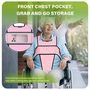 Arnés de Seguridad Ajustable para Silla de Ruedas, Cinturón de Soporte para Torso de Tela Oxford Suave para Adultos - Product Image 5