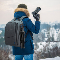 PULUZ Factory Direct Sac à dos pour appareil photo reflex de grande capacité Sac de rangement numérique étanche pour accessoires de studio photo