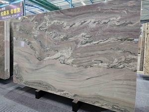 BOTON STONE Pierre Naturelle Grande Dalle Marbre Importé <span class=keywords><strong>Leon</strong></span> Veine de Bois Carreaux de Sol en Marbre Beige - Product Image 3