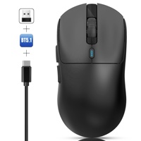 T68 Tres modos de juego Ratón Oem Programable Macro PC Gaming Mouse RGB Modos de iluminación 12000-DPI Inalámbrico
