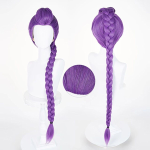 <span class=keywords><strong>Parrucca</strong></span> per Costume Anime Skpop Cacciatrici di Streghe, <span class=keywords><strong>Parrucca</strong></span> Personalizzata Babi Mila Zoe Lumi, Parrucche per Cosplay Halloween per Adulti e Bambini - Product Image 1