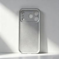 Coque de téléphone sur mesure à imprimé léopard, découpe de précision, grande fenêtre de visualisation, impression UV, antichoc, compatible avec 17 Pro