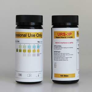 Bandes de <span class=keywords><strong>test</strong></span> urinaires personnalisées, bandelettes urinaires pour le <span class=keywords><strong>test</strong></span> de protéines, de densité spécifique et de créatinine URS-3P - Product Image 1