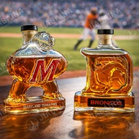 Botellas de Licor de Vidrio con Forma Personalizada, Decantadores de Vidrio Decorativos Creativos para Licores y Regalos