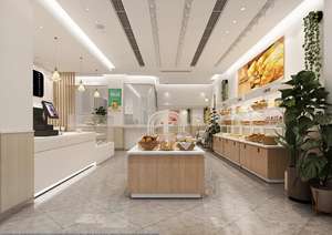 Vitrina de panadería personalizada y soporte de pan Muebles de tienda para estantes de exhibición de cafetería y panadería - Product Image 3