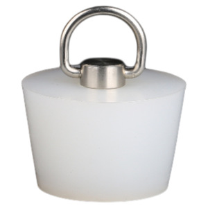 Bouchon d'eau anti-retour en silicone suspendu à anneau en D avec poignée en acier inoxydable <span class=keywords><strong>Joint</strong></span> en caoutchouc inodore pour l'étanchéité de vidange de réservoir de poissons - Product Image 3