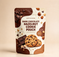 Pochette refermable pour aliments avec logo personnalisé, sac refermable à fond plat, emballage recyclable BOPP VMPET PE