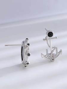 ต่างหูเงิน ดีไซน์ไม่ซ้ำใคร เครื่องประดับชั้นดี แหวนสั่งทำ เงินแท้ s925 ทองแท้ 10k 14k 18k - Product Image 3