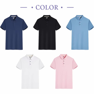 Camiseta de solapa de secado rápido de seda de hielo personalizada con texto impreso Actividad al aire libre Camisa cultural POLO Camisa de manga corta - Product Image 2