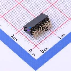 X1321FR-2x08-C43D24 Pin Socket Bent Lead Through Hole,P=1.27mm Connector 2x8P 1.27mm 1.27mm Square Hole - Product Image 2