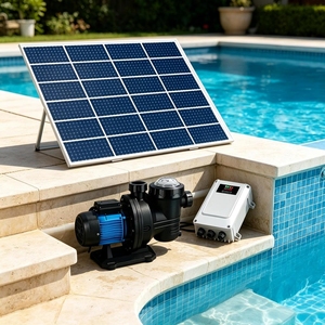 Système de <span class=keywords><strong>pompe</strong></span> à eau submersible solaire haute pression OEM pour bassin et <span class=keywords><strong>piscine</strong></span>, <span class=keywords><strong>pompe</strong></span> DC et filtre pour <span class=keywords><strong>piscine</strong></span> hors sol - Product Image 1