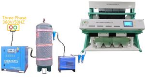 Machine de tri de couleur infrarouge Wenyao 4 voies pour grains de café <span class=keywords><strong>verts</strong></span> et torréfiés, avec le meilleur <span class=keywords><strong>prix</strong></span> pour éliminer les grains endommagés et les grains à trous. - Product Image 4