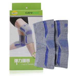 Bandage de genou hautement élastique Kangzhu pour la chaleur des articulations et la rééducation des blessures, mélange de coton MLXL gris - Product Image 2