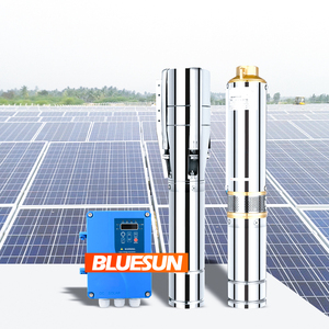 Thủy lợi năng lượng mặt trời Powered bơm 1HP 3HP <span class=keywords><strong>5HP</strong></span> DC Bơm năng lượng mặt trời bơm nước giếng sâu cho trang trại - Product Image 1