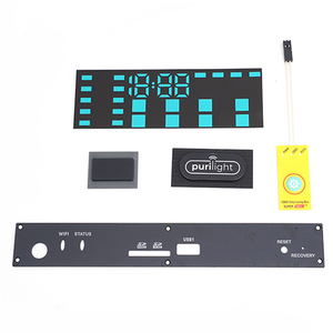 Autoadhesivo Serigrafía 0,5mm Policarbonato PC Plástico Superposición gráfica Teclado Interruptor de membrana - Product Image 3