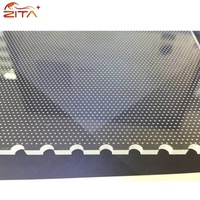 A2 사이즈 6mm 레이저 도팅 또는 3D V컷팅 기술 LED PMMA 아크릴 시트