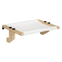 Bunnyhi MW025 Usine Spot En Gros Pet Intérieur Suspendu Chat Lit Fenêtre Hamac Chat Fenêtre Perchoir En Bois Chat Lit Hamac Fenêtre