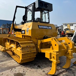 รถดันดิน CAT D6D สีเหลือง เครื่องยนต์ดีเซล แรงบิดสูง ความจุดันดิน 8.4 เมตร รับประกัน 1 ปี สำหรับงานฟาร์ม - Product Image 3