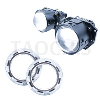 Ziao taohijab — lentille de projecteur LED M8 PRO BI 3.0 pouces, Kit 6000K, éclairage de rénovation de voiture universelle