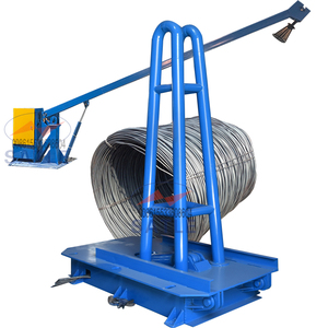 Alto tipo di sospensione idraulica pay-off macchina con supporto di filo ribaltabile per trafilatrice - Product Image 3