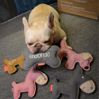 Juguete Masticable para Perros de Cuero Vacuno Resistente, Juguetes para Perros de Cuero Genuino Resistentes a las Mordidas