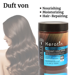 Shampooing professionnel à la kératine et à l'huile d'argan marocaine sans sulfate <span class=keywords><strong>pour</strong></span> salon de coiffure bouclés, droits et secs, abîmés - Product Image 6