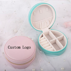 Étui à anneaux en cuir PU personnalisé pour femme, boîte à bijoux personnalisée pour les boîtes à bijoux pour femmes - Product Image 2