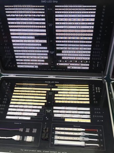 SMD COB <span class=keywords><strong>LED</strong></span> Strip hiển thị trường hợp demo hiển thị hộp bán buôn đầy đủ loạt kết nối mẫu - Product Image 2