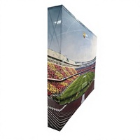 Mur d'affichage en tissu tendu droit personnalisé en aluminium, écologique et durable, pour stand d'exposition et bannière de salon professionnel