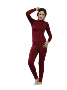 ชุดลองจอห์นสำหรับผู้หญิงที่ขายดีที่สุดชุดชั้นในผ้านุ่มกันหนาวพร้อมผ้าสแปนเด็กซ์/ โพลีเอสเตอร์จากไต้หวันทุกฤดูกาล - Product Image 5