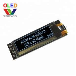 0.91 ''0.91inch 128x32 Pixels 4pin <span class=keywords><strong>I2C</strong></span> màu xanh OLED hiển thị <span class=keywords><strong>Module</strong></span> tw128320910a ssd1306 với PCB board - Product Image 2