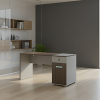 Bureaux informatiques modernes en bois pour bureau, table de direction, de petit cadre ou de PDG, mobilier de bureau, personnalisation en usine, vente en gros