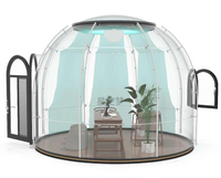 2025 moderne Transparent préfabriqué dôme bulle tente maison vert Glamping Star Room