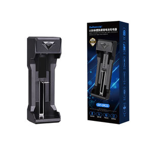 Doublepow UK11 <span class=keywords><strong>18650</strong></span> sola ranura del cargador de batería Li-Ion inteligente cargador para baterías de <span class=keywords><strong>18650</strong></span>, 18350, 20700, 21700, 16340, 14500 - Product Image 6