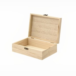 Boîte de rangement en bois massif, organisateur de bureau carré empilable pour articles divers, design minimaliste, utilisation pour l'étude - Product Image 3