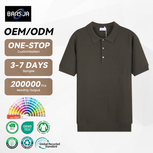 Áo Polo Nam Cổ Ngắn Màu Đơn Giản Chất Lượng Cao - Nhà <span class=keywords><strong>S</strong></span>ản Xuất Áo Polo Nam Dệt Kim - Áo Polo Dệt Kim Cho Nam - Product Image 1