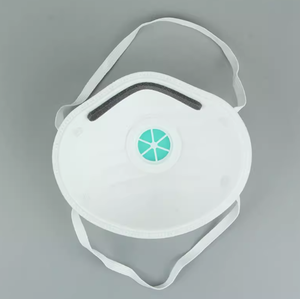 หน้ากากอนามัยอุตสาหกรรม KN95 แบบถ้วย FFP2 FFP3 พร้อมวาล์วช่วยหายใจแบบคาร์บอนกัมมันต์  แบบสวมศีรษะ ป้องกันฝุ่นละออง 5 ชั้น ผลิตจากผ้าไม่ถักทอ - Product Image 5